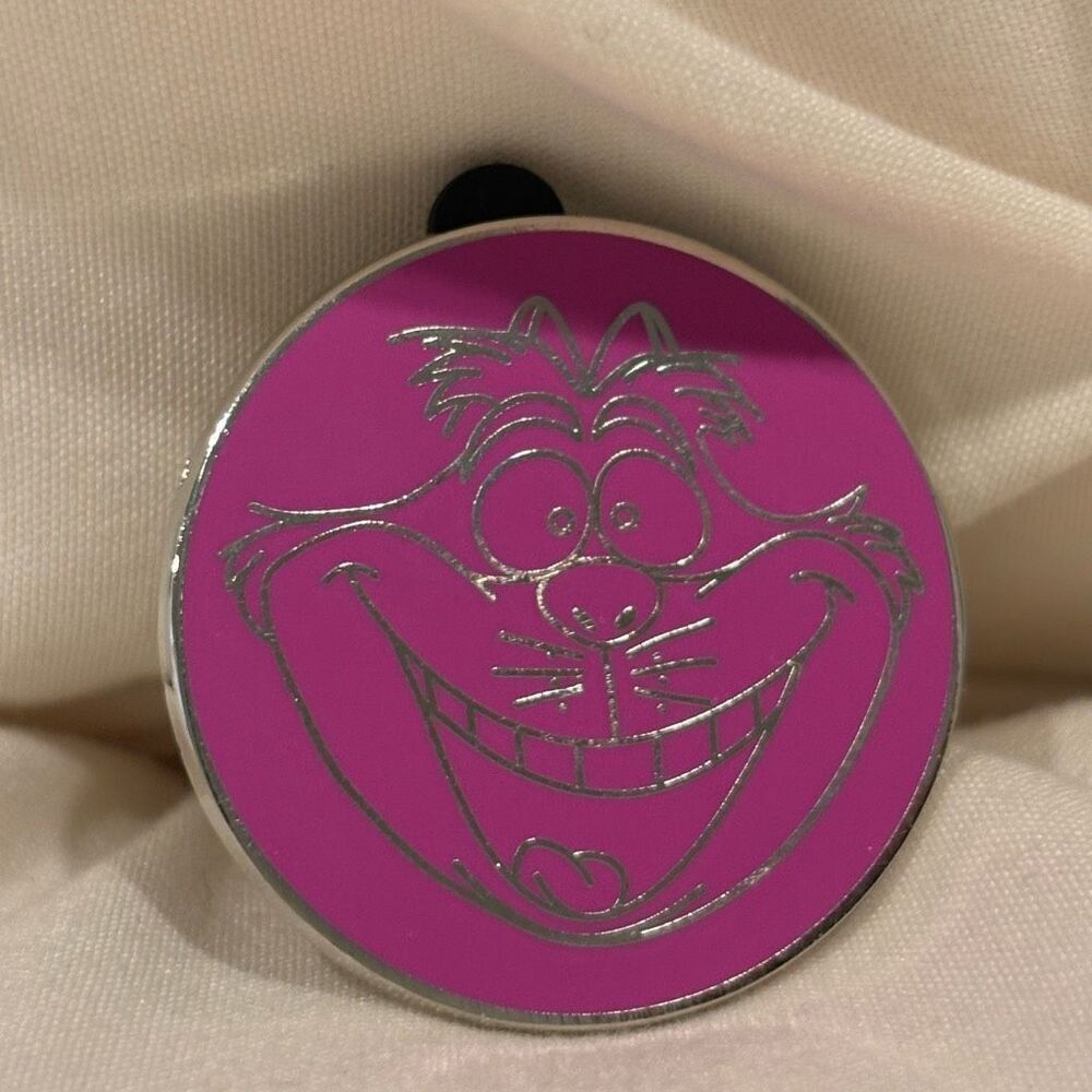 Disney Alice in Wonderland Cheshire Cat Collectible Trading 2 Pins Set - Picture 3 of 6